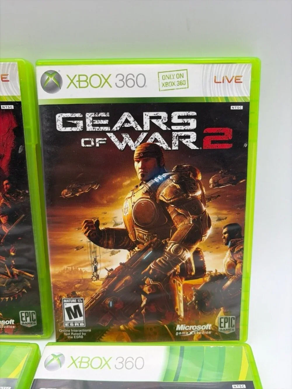 Gears of War Trilogy & Juggernaut Lot of 4 Video Games Tested Working